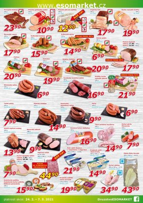 akční leták ESO MARKET 24.2.2021-7.3.2021
