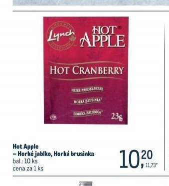 Hot Apple, Horké jablko, Horká brusinka