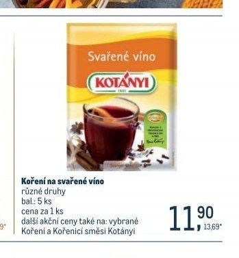Koření na svařené víno Kotányi