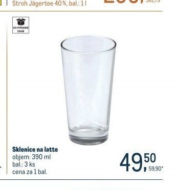 Sklenice na latte