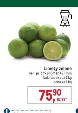 Limety zelené