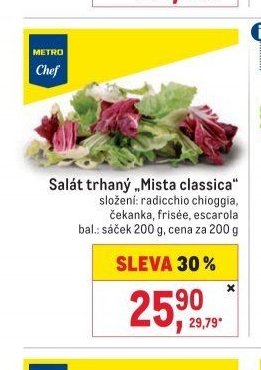Salát trhaný „Mista classica“