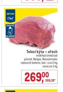 Telecí kýta – ořech