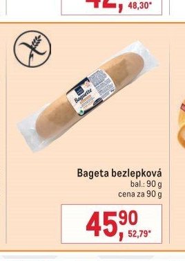 Bageta bezlepková