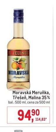 Moravská Meruňka, Třešeň, Malina 35%