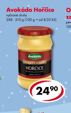 Avokádo Hořčice