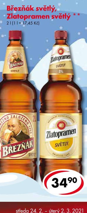 Zlatopramen světlý 2L