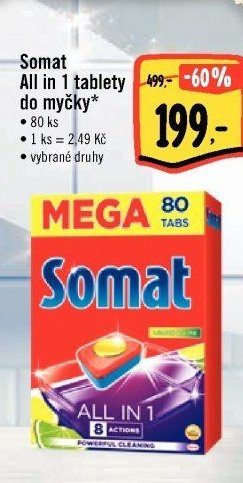 Somat All in 1 tablety do myčky