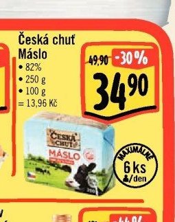 Česká chuť Máslo