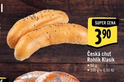 Česká chuť Rohlík Klasik