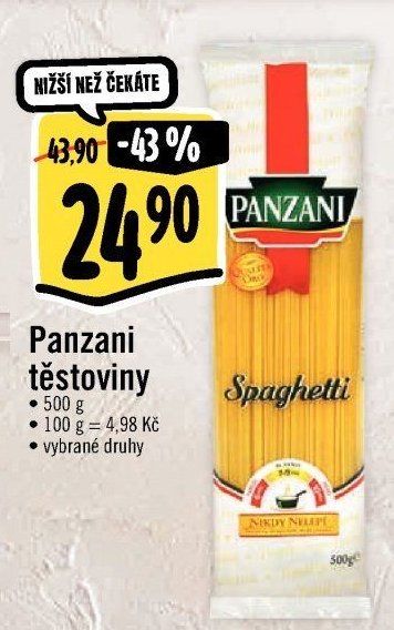 Panzani těstoviny