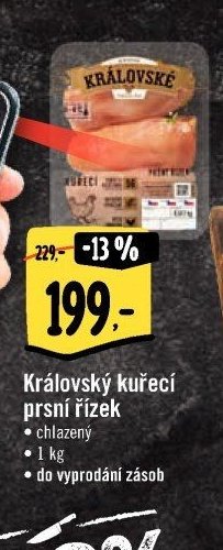Královský kuřecí prsní řízek