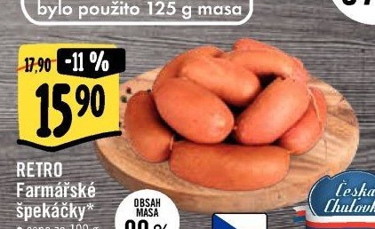 RETRO Farmářské špekáčky