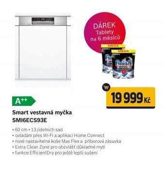 Smart vestavná myčka SMI6ECS93E