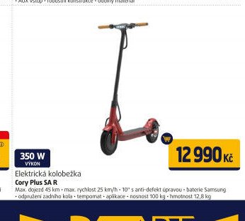 Elektrická koloběžka Cory Plus SA R