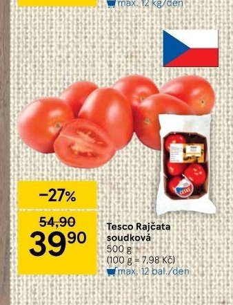 Tesco Rajčata soudková