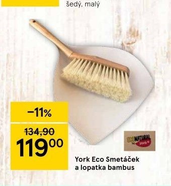 York Eco Smetáček a lopatka bambus