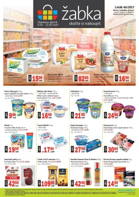 akční leták Žabka 17.2.2021-3.3.2021