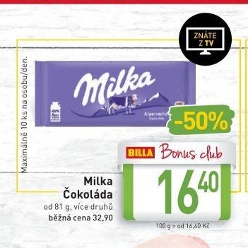 Milka Čokoláda