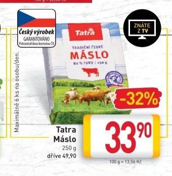 Tatra Máslo 250 g