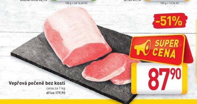 Vepřová pečeně bez kosti