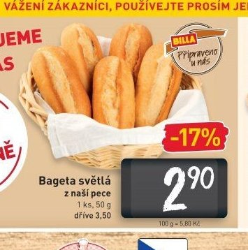 Bageta světlá
