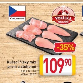 Kuřecí řízky mix prsní a stehenní