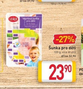 Šunka pro děti