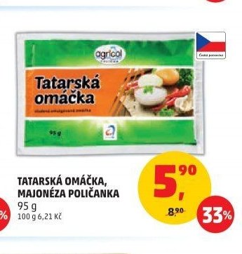 Tatarská omáčka, Majonéza Poličanka