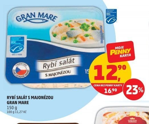 RYBÍ SALÁT S MAJONÉZOU GRAN MARE