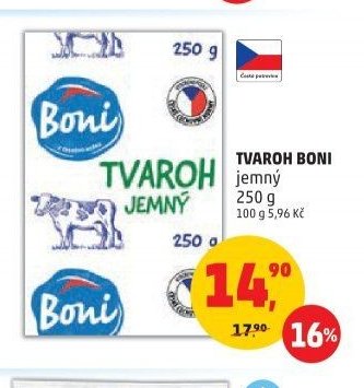 TVAROH BONI jemný