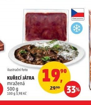 KUŘECÍ JÁTRA mražená