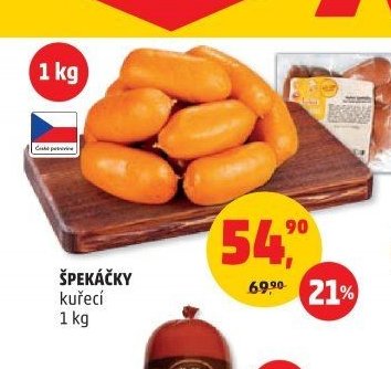 ŠPEKÁČKY kuřecí 1 kg