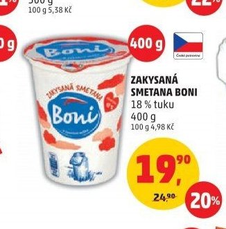 ZAKYSANÁ SMETANA BONI 400 g