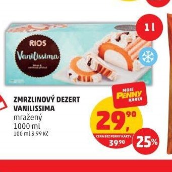 ZMRZLINOVÝ DEZERT VANILISSIMA 1000 ml
