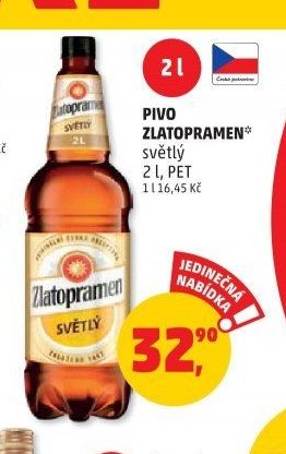 PIVO ZLATOPRAMEN světlý