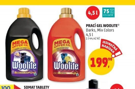 PRACÍ GEL WOOLITE