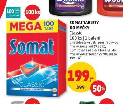 SOMAT TABLETY DO MYČKY Classic