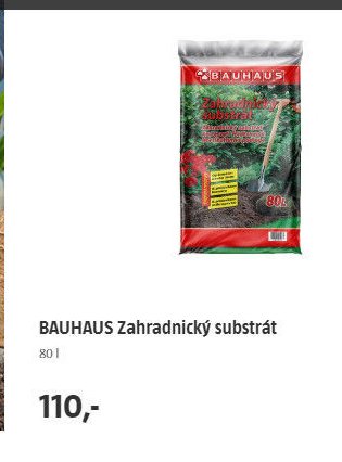 BAUHAUS Zahradnický substrát 80 l - BAUHAUS akcniletaky.com