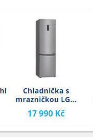 Chladnička s mrazničkou LG...