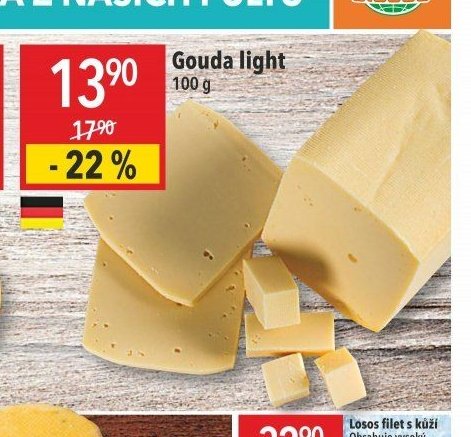 Gouda light 100 g