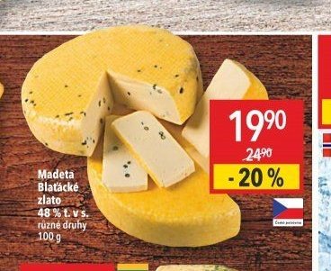 Madeta Blatácké zlato 48 % t. v s. různé druhy 100 g