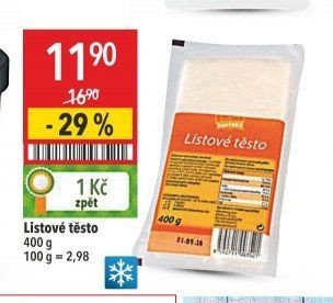 Listové těsto