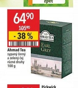 Ahmad Tea sypaný černý a zelený čaj