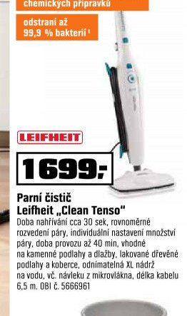 Parní čistič Leifheit „Clean Tenso“