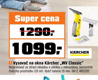 Vysavač na okna Kärcher „WV Classic“