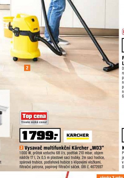 Vysavač multifunkční Kärcher „WD3“