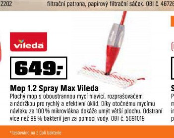 Mop 1.2 Spray Max Vileda