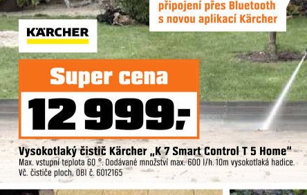 Vysokotlaký čistič Kärcher „K 7 Smart Control T 5 Home