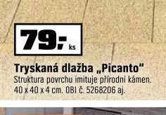 Tryskaná dlažba „Picanto